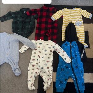 Set of 6 baby boy clothes (3-6 months)